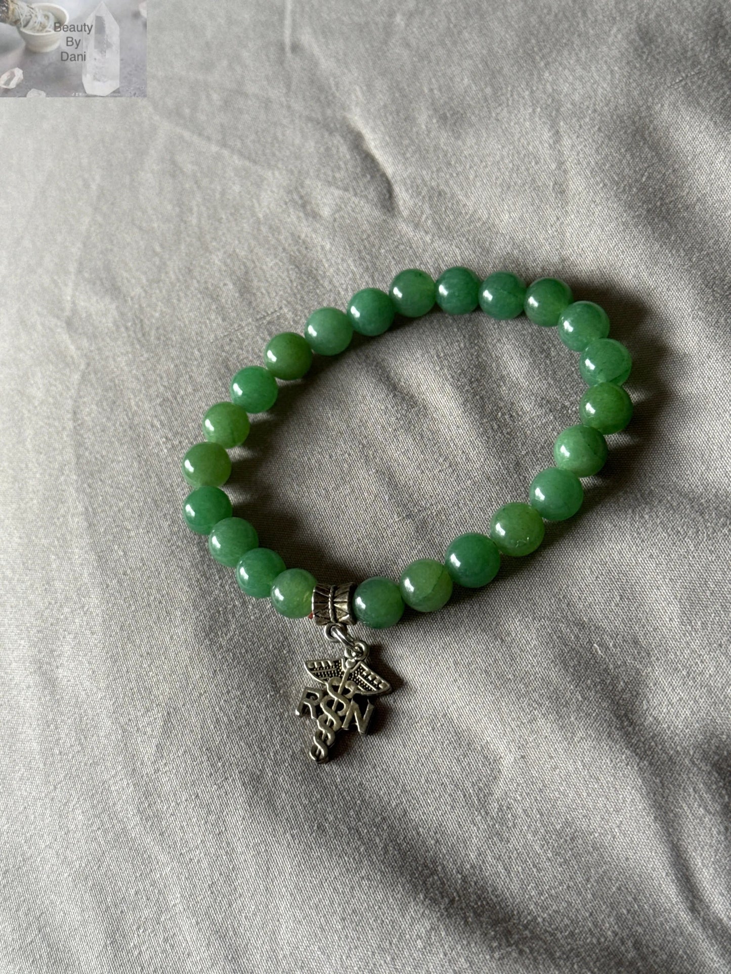 Aventurine 8mm Beads RN Bracelet