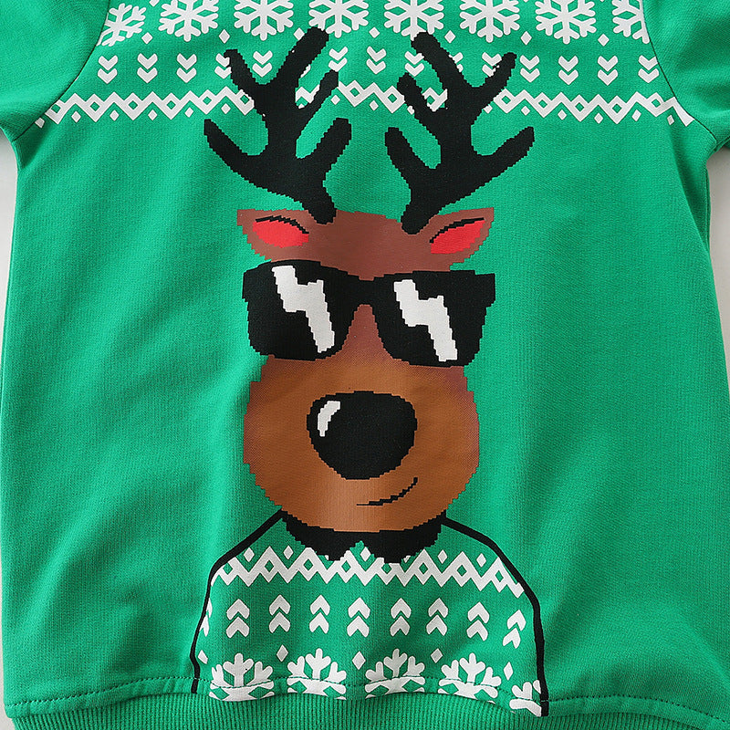 Ugly Christmas Sweater Soft Stretchy for Toddlers and Little Kids