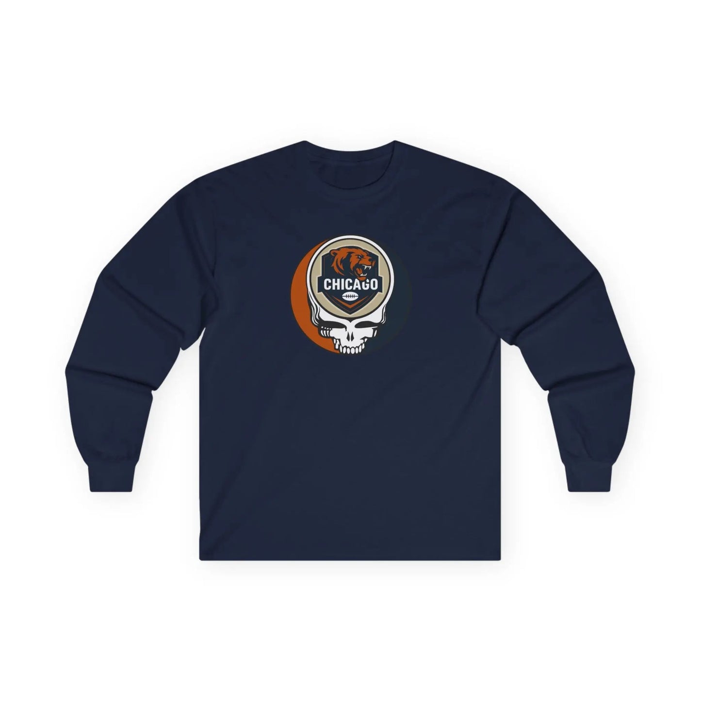 Grateful Dead Ultra-Cotton Long Sleeve Tee Chicago Bears NFL