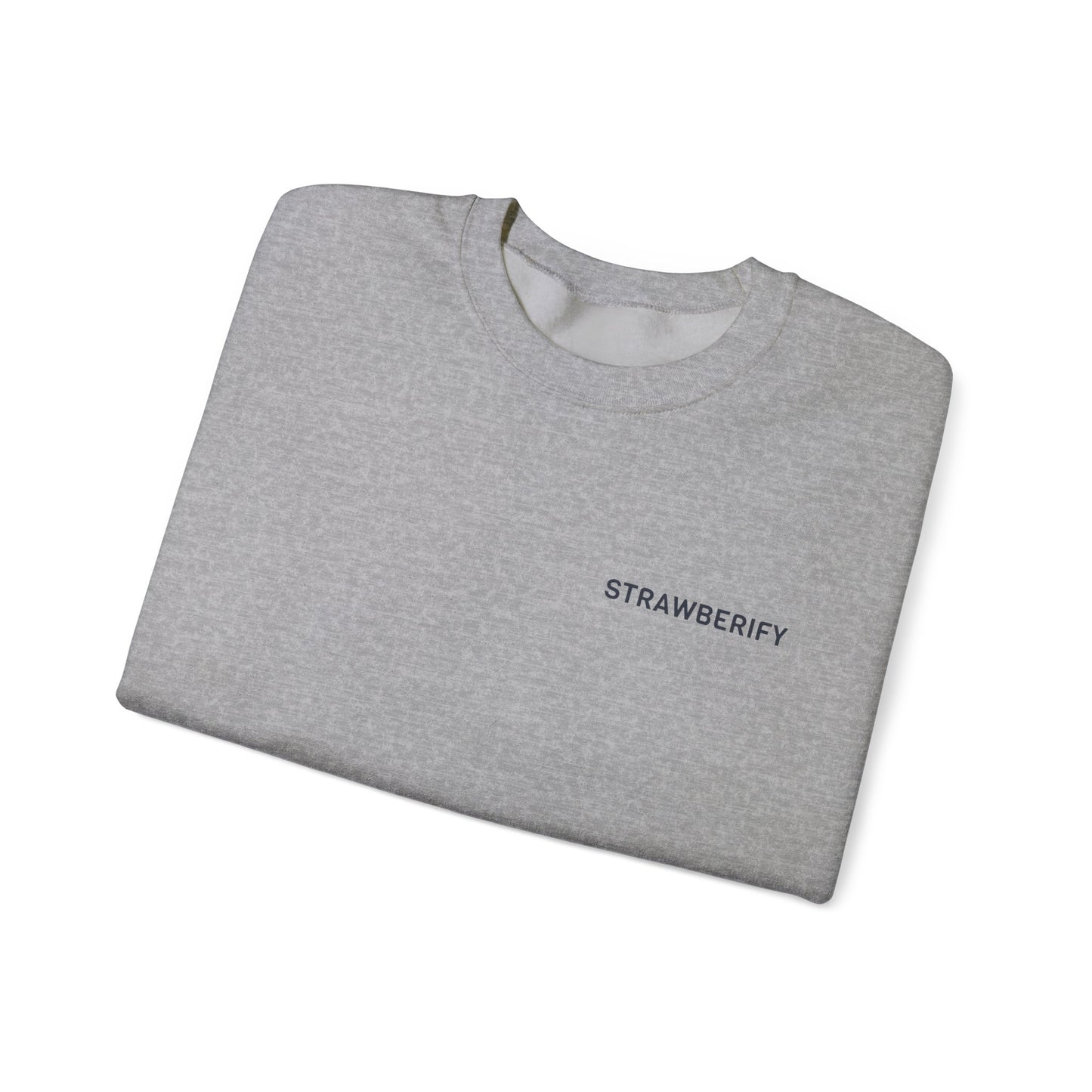 Cozy Unisex Crewneck Sweatshirt - 'STRAWBERIFY'