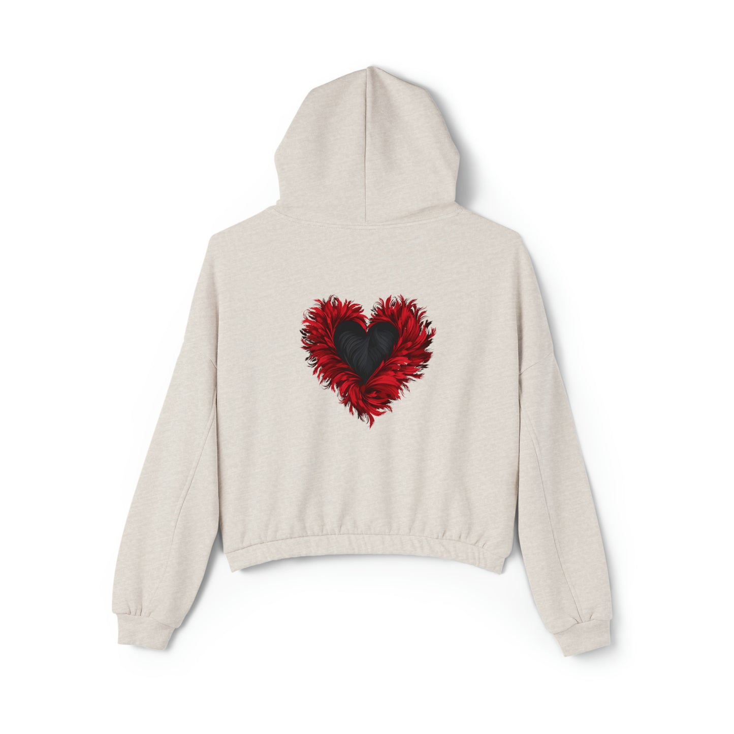 Valentine's best Gift, Women's Cinched Bottom Hoodie
