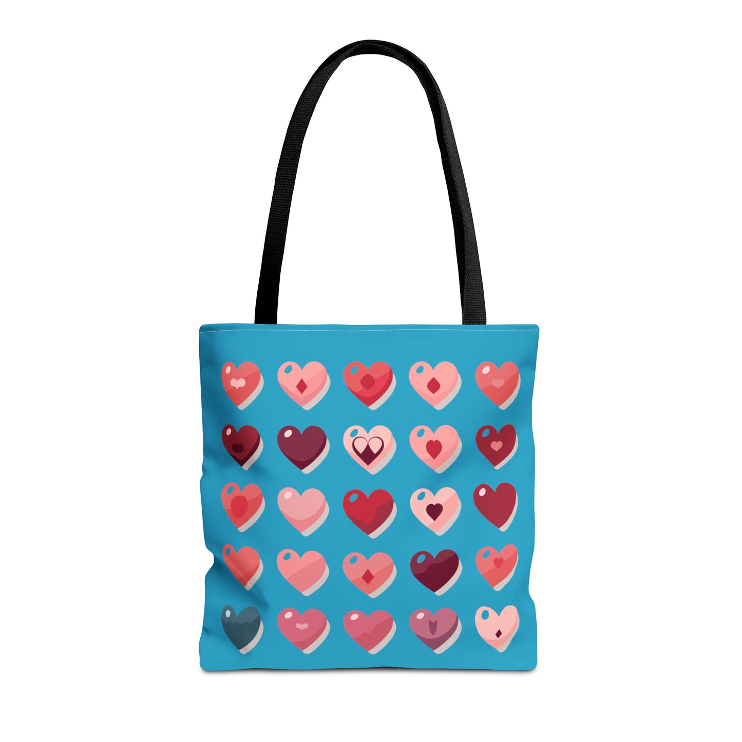 Valentine's Turquoise Tote Bag (AOP)