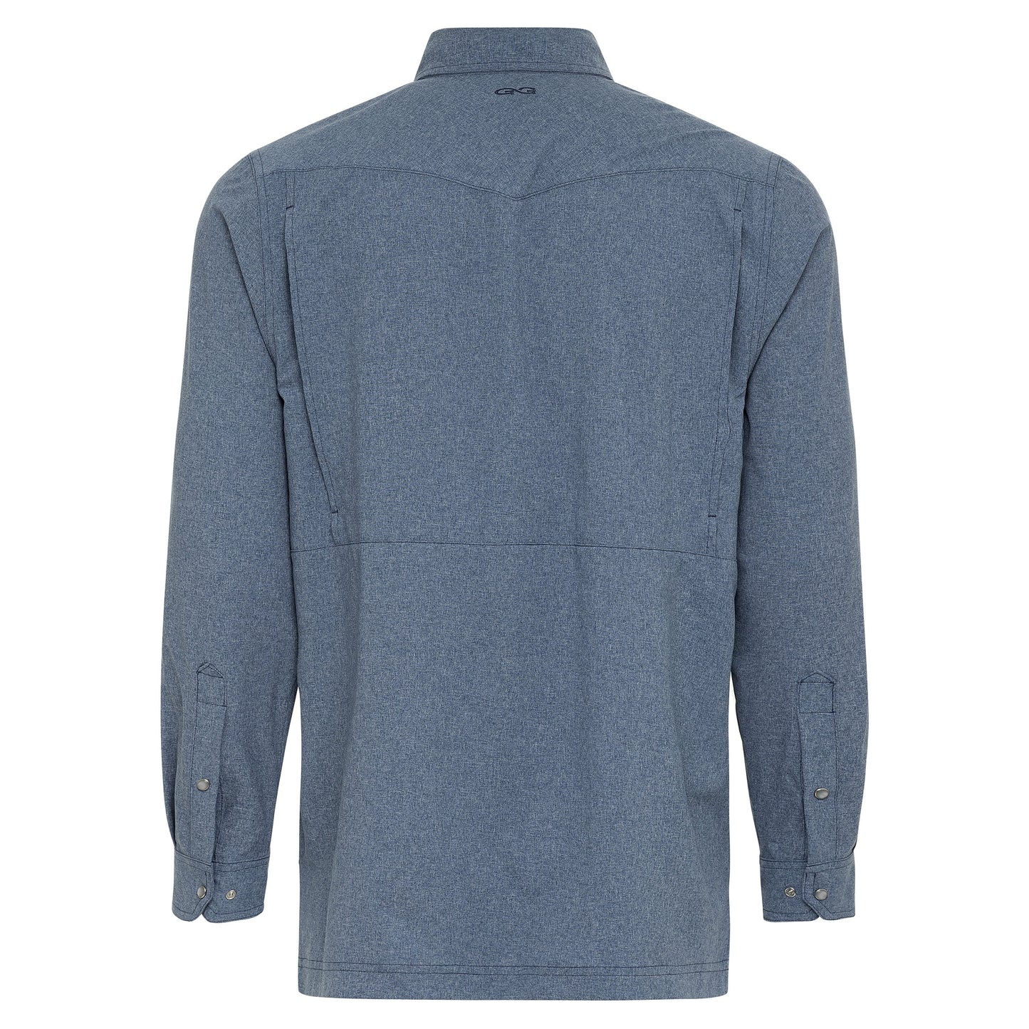 Deep Water Pearl Snap Long Sleeve Shirt GameGuard