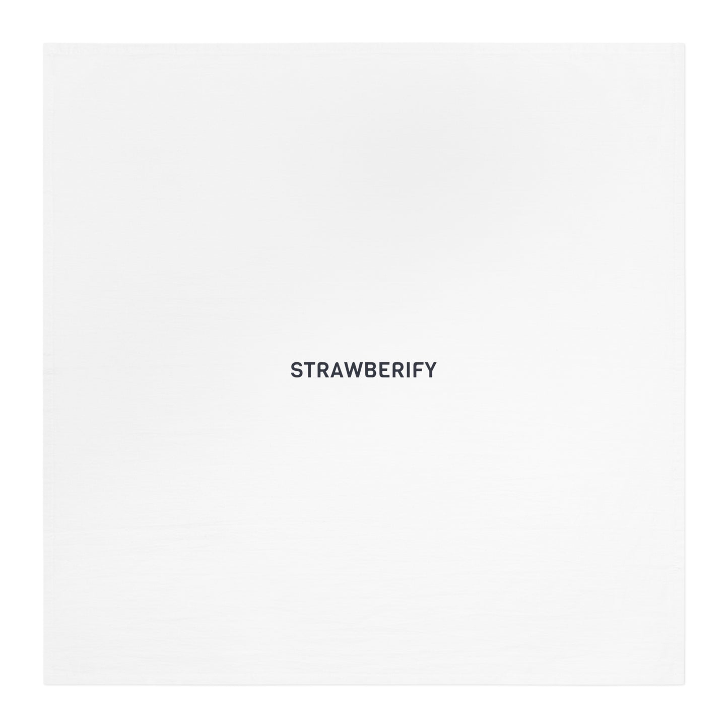 Modern Kitchen Tea Towel - 'Strawberify' Minimalist Design