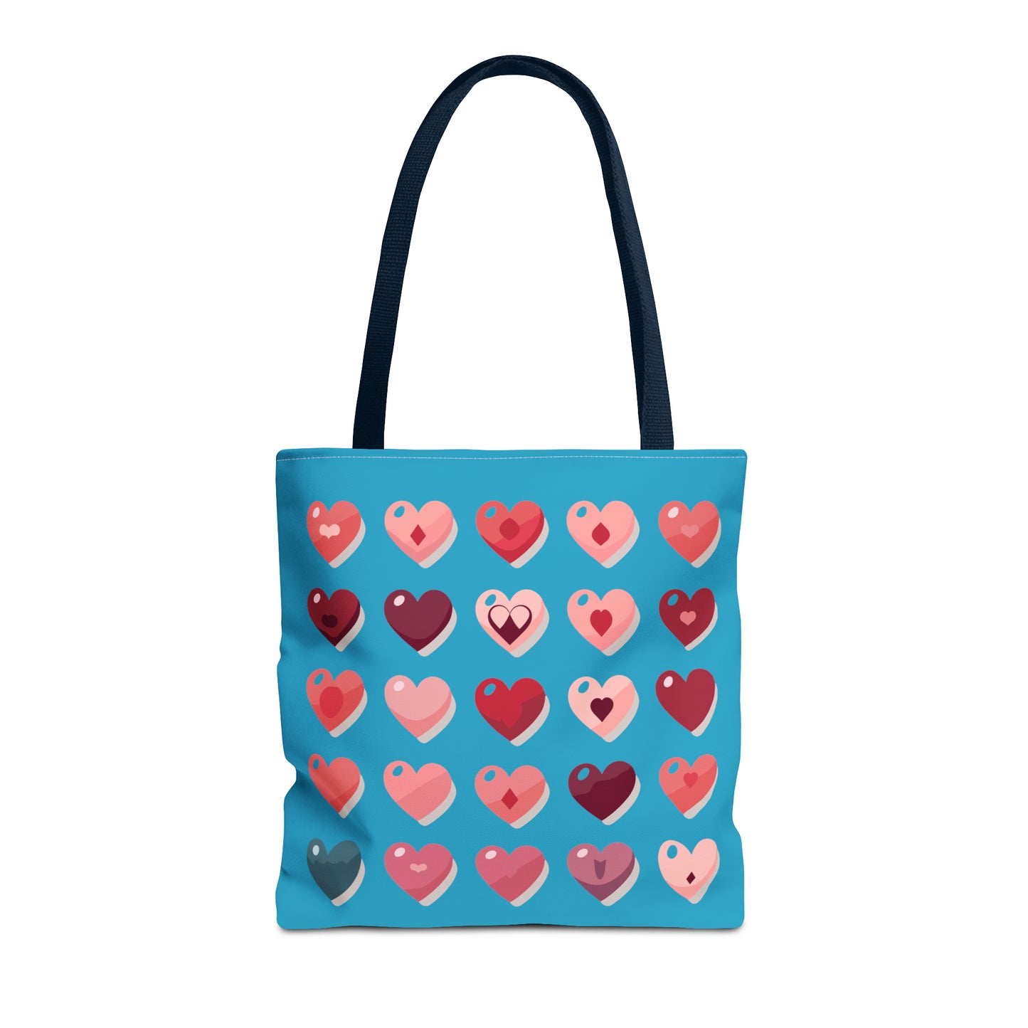 Valentine's Turquoise Tote Bag (AOP)