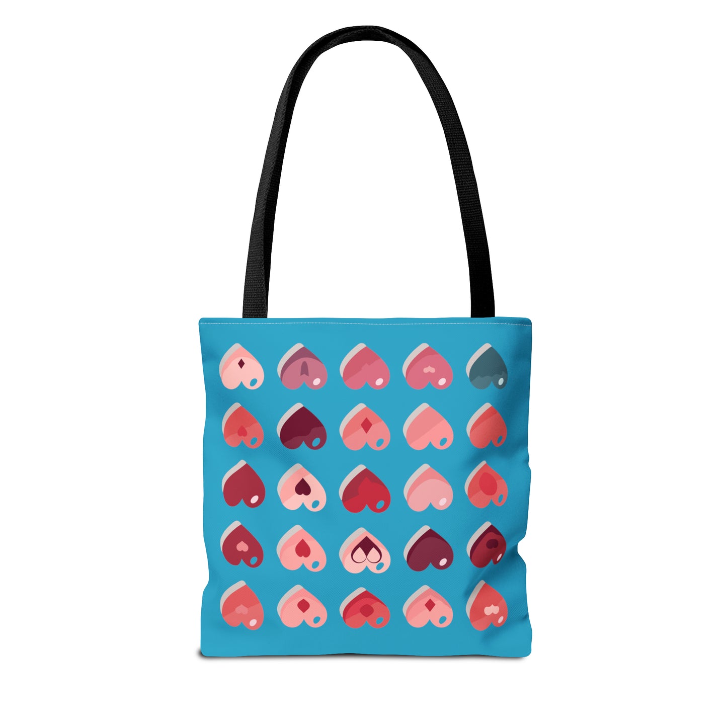 Valentine's Turquoise Tote Bag (AOP)