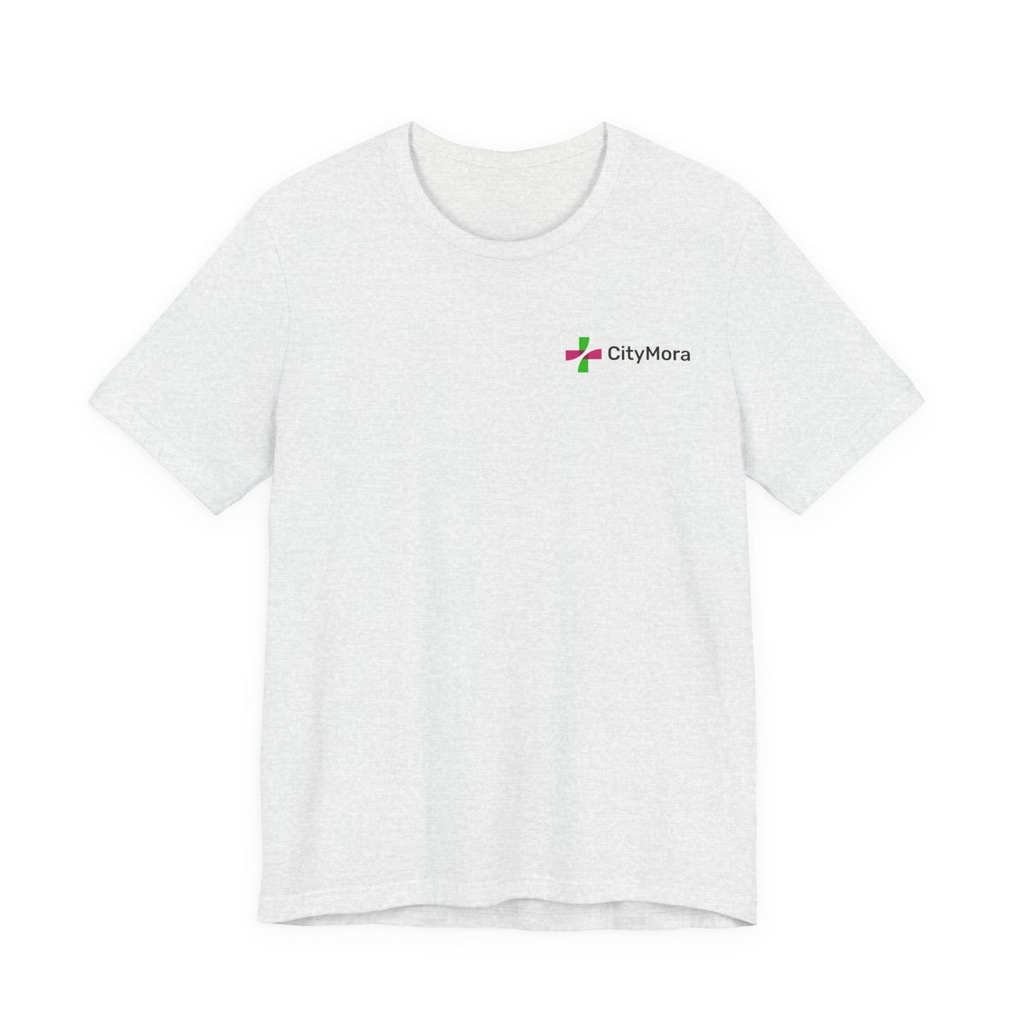 Casual Unisex Tee - 'CityMora' Motivational Short Sleeve Shirt