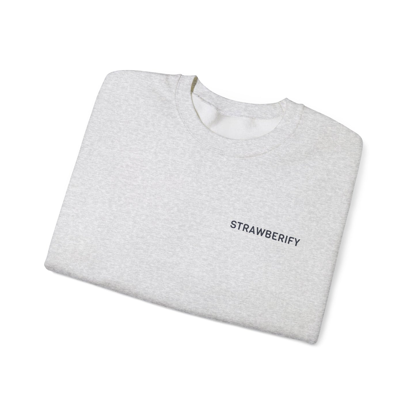 Cozy Unisex Crewneck Sweatshirt - 'STRAWBERIFY'