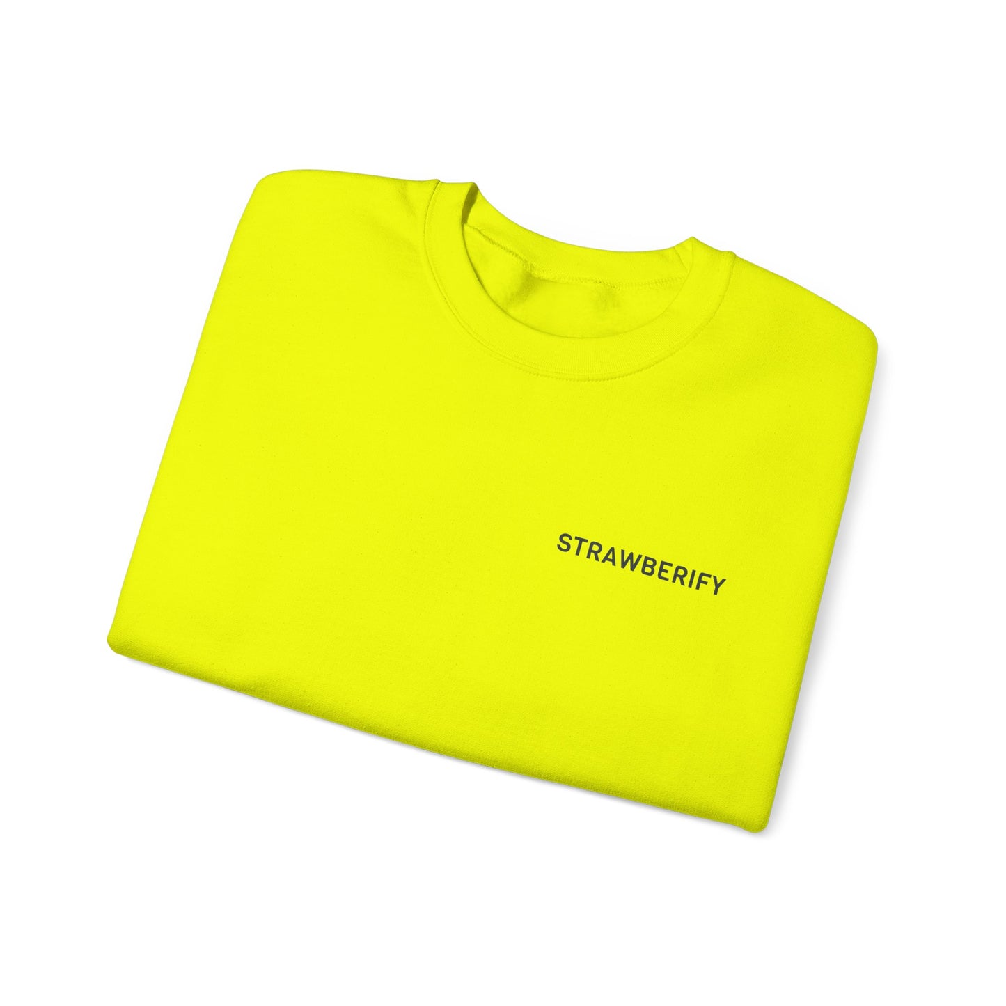 Cozy Unisex Crewneck Sweatshirt - 'STRAWBERIFY'