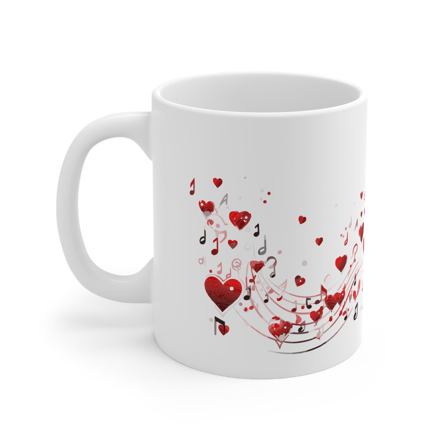 Musical Valentine's best gift ever, Ceramic Mug 11oz