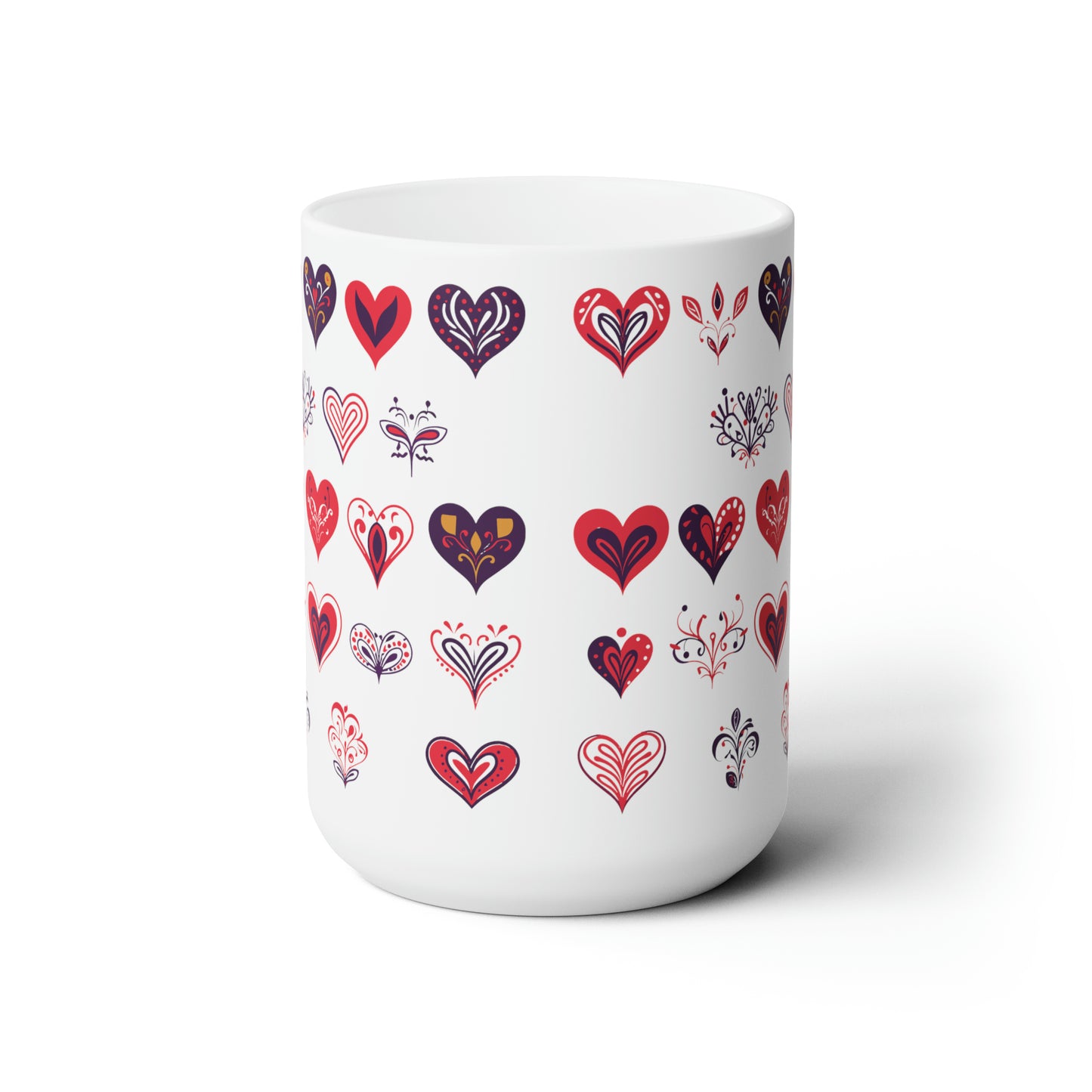 Valentine's day, white color Ceramic Mug15oz
