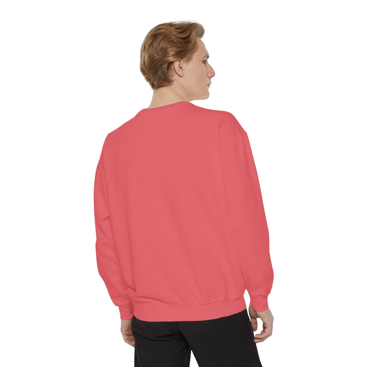 Unisex Garment-Dyed Sweatshirt - Chill Vibes with STRAWBERIFY Text