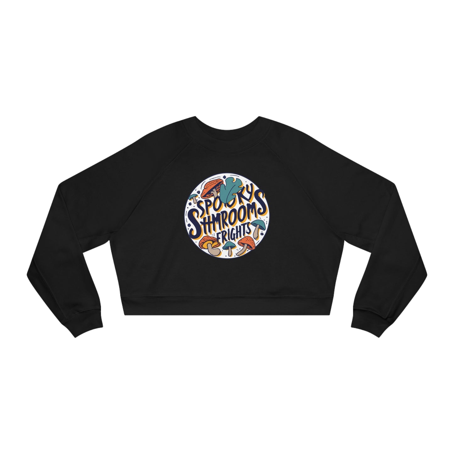 Spooky Shrooms: Fungi Frights Sweatshirt, Unique Mushroom Costume & Spooky Season Halloween Sweatshirt