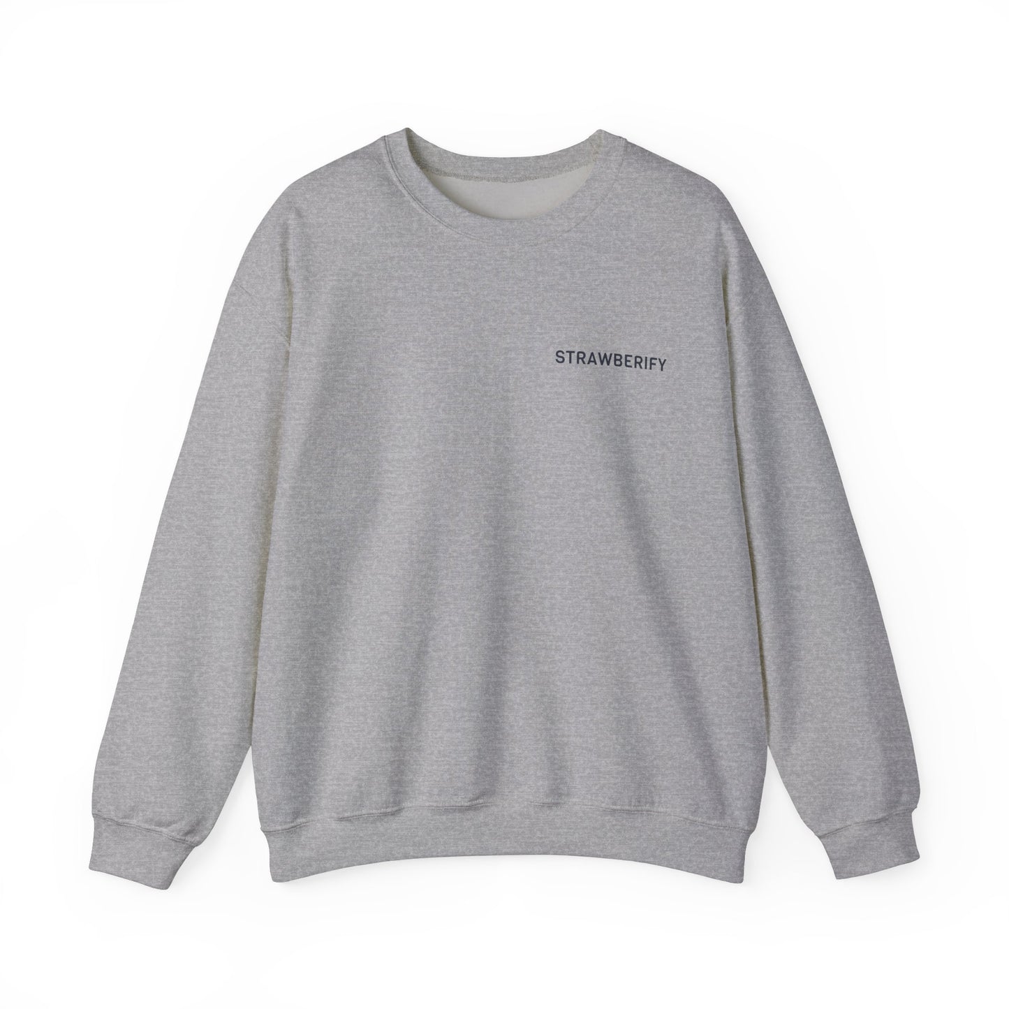 Cozy Unisex Crewneck Sweatshirt - 'STRAWBERIFY'