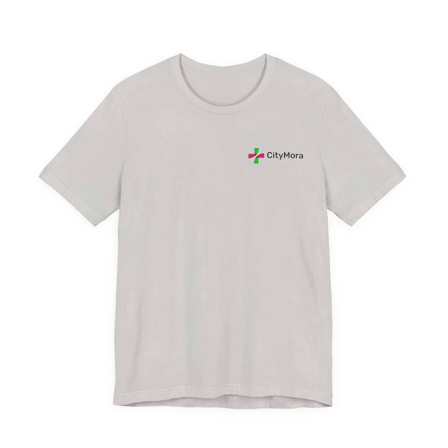 Casual Unisex Tee - 'CityMora' Motivational Short Sleeve Shirt