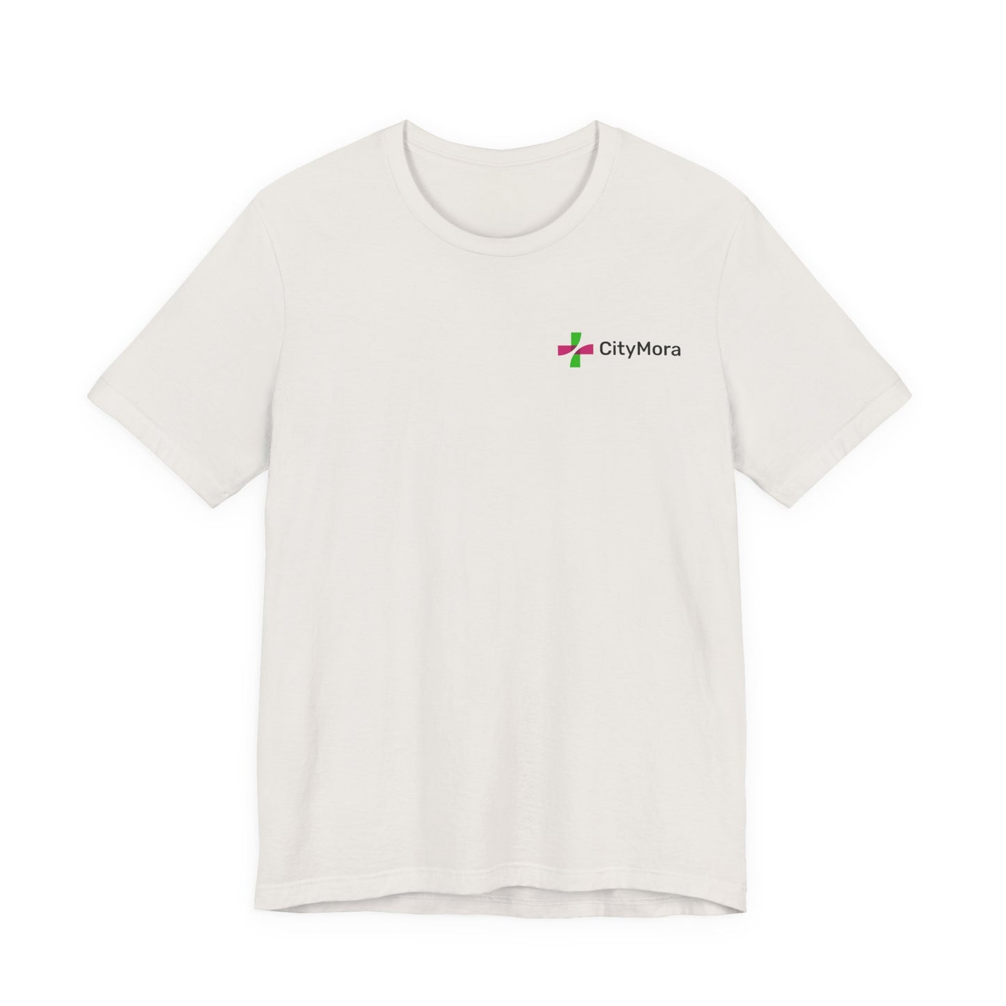 Casual Unisex Tee - 'CityMora' Motivational Short Sleeve Shirt