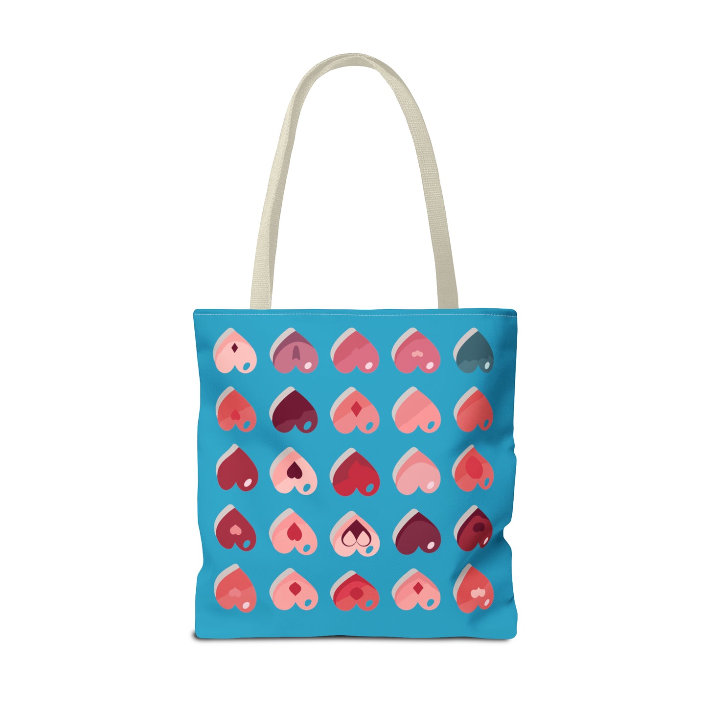 Valentine's Turquoise Tote Bag (AOP)