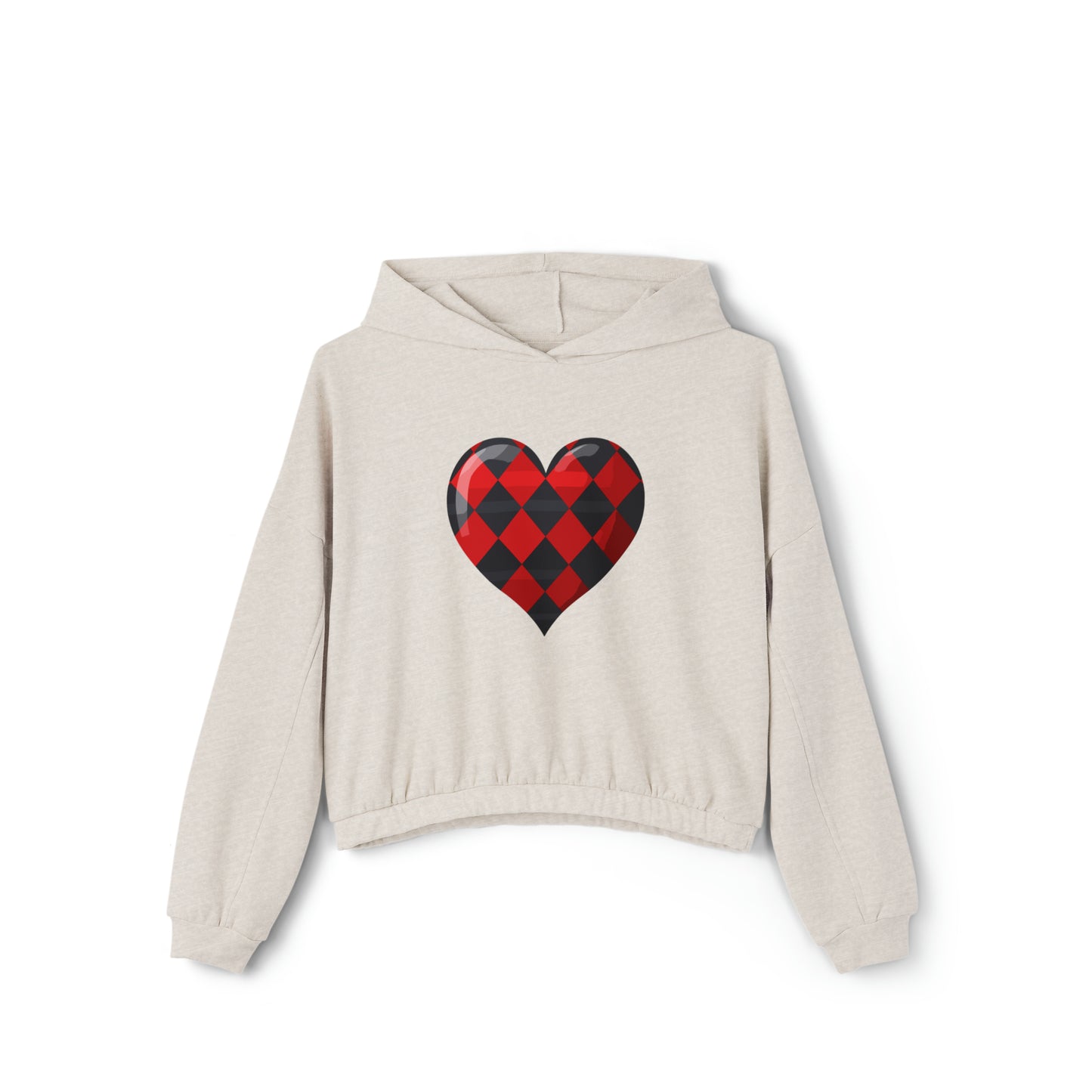 Valentine's best Gift, Women's Cinched Bottom Hoodie