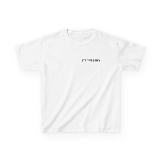 Cool Kids Heavy Cotton™ Tee - 'Strawberify' Graphic Design for Young Trendsetters