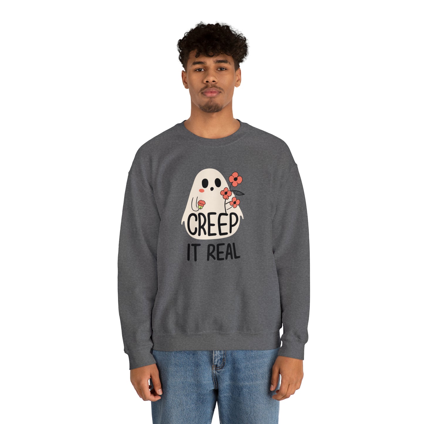 Creep It Real Spooky Sweatshirt, Spooky Season Halloween Sweatshirt, Halloween Costume, Spooky Sweatshirt, Halloween Gifts