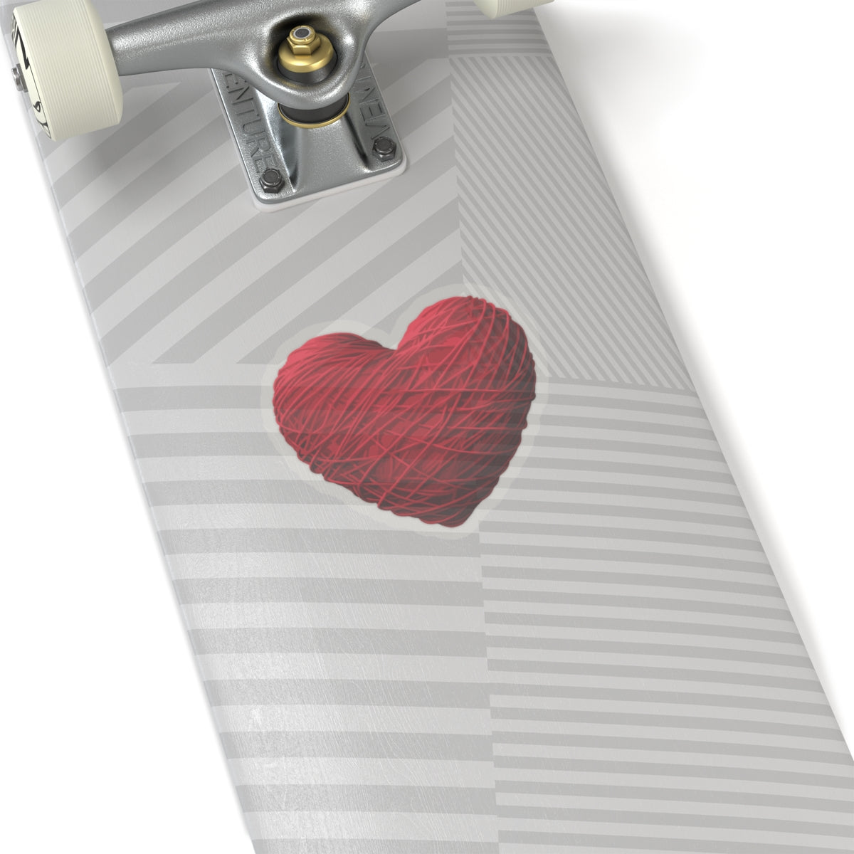 Valentine's Day Red heart shape Kiss-Cut Stickers