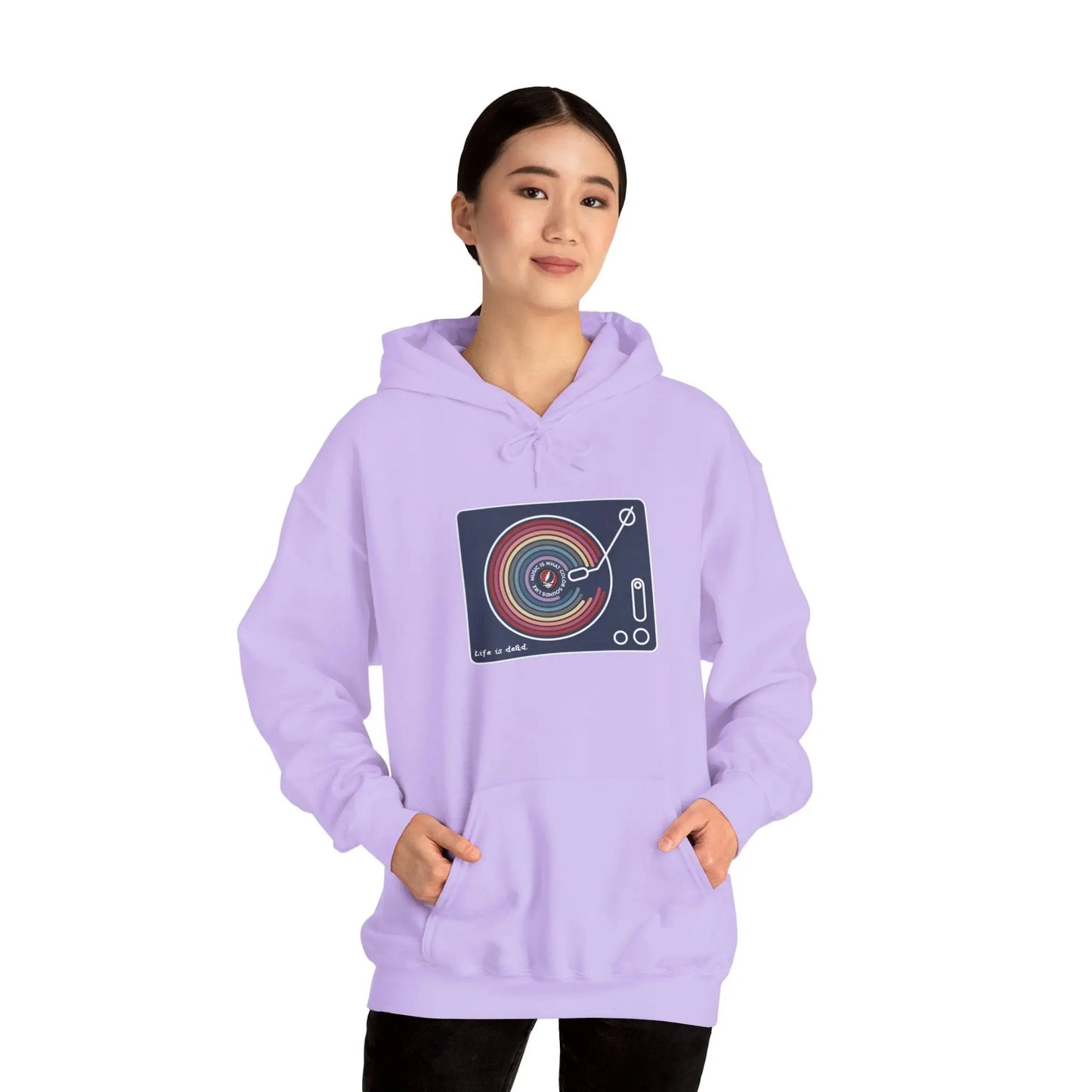 Life is dead Music Is What Colors Sound Like Unisex Hoodie Grateful Dead