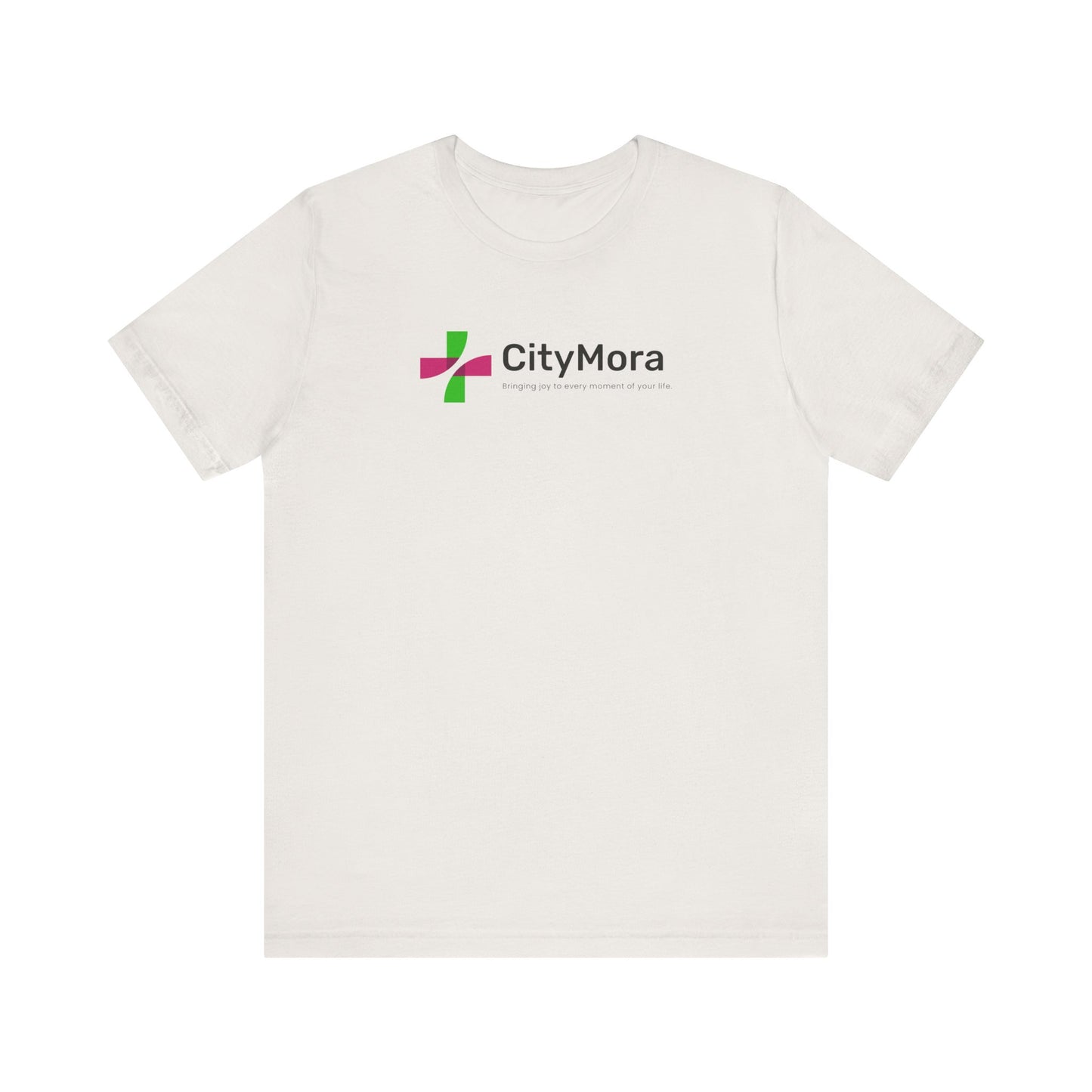 Casual Unisex Tee - 'CityMora' Motivational Short Sleeve Shirt