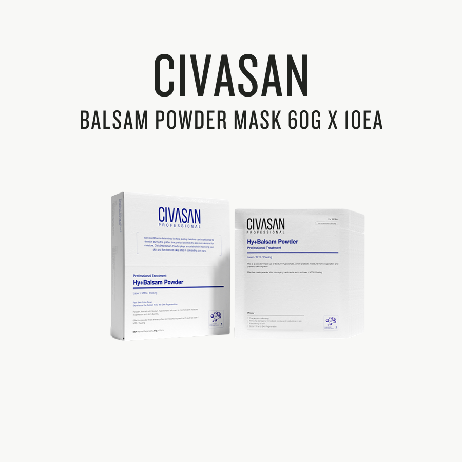balsam powder mask 60g x 10ea skincare pack CIVASAN