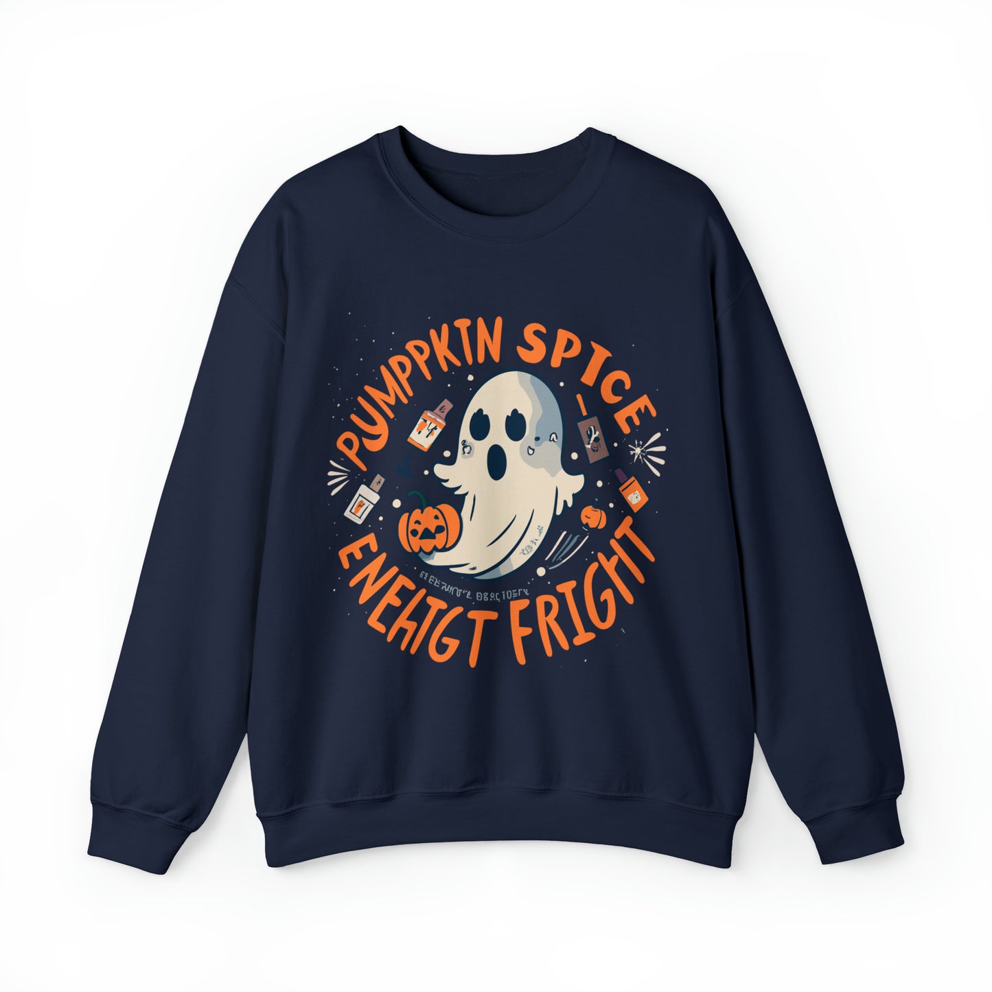Pumpkin Spice Fright Sweatshirt, Spooky Season Halloween Sweatshirt, Halloween Costume, Spooky Sweatshirt, Halloween Gifts