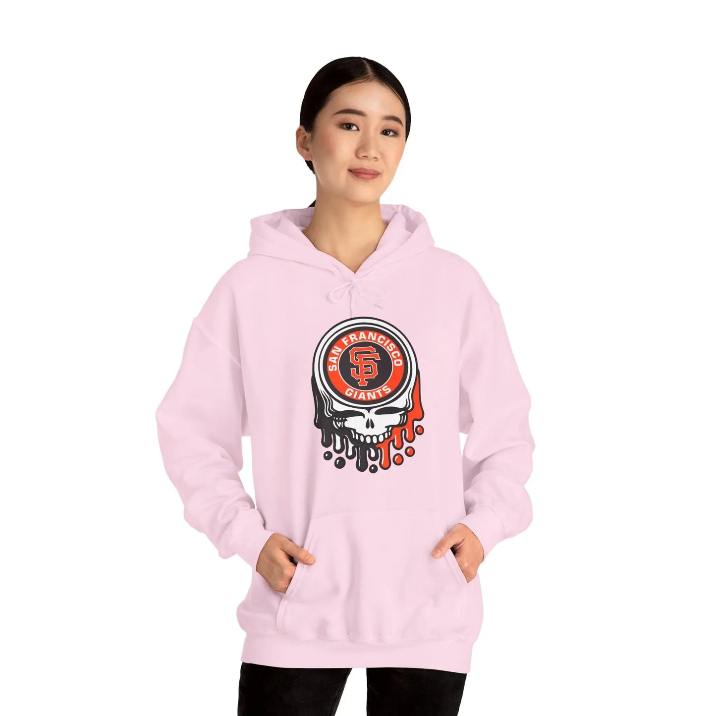 San Francisco Baseball Edition Dripping Stealie Unisex Heavy Blend Hoodie MLB