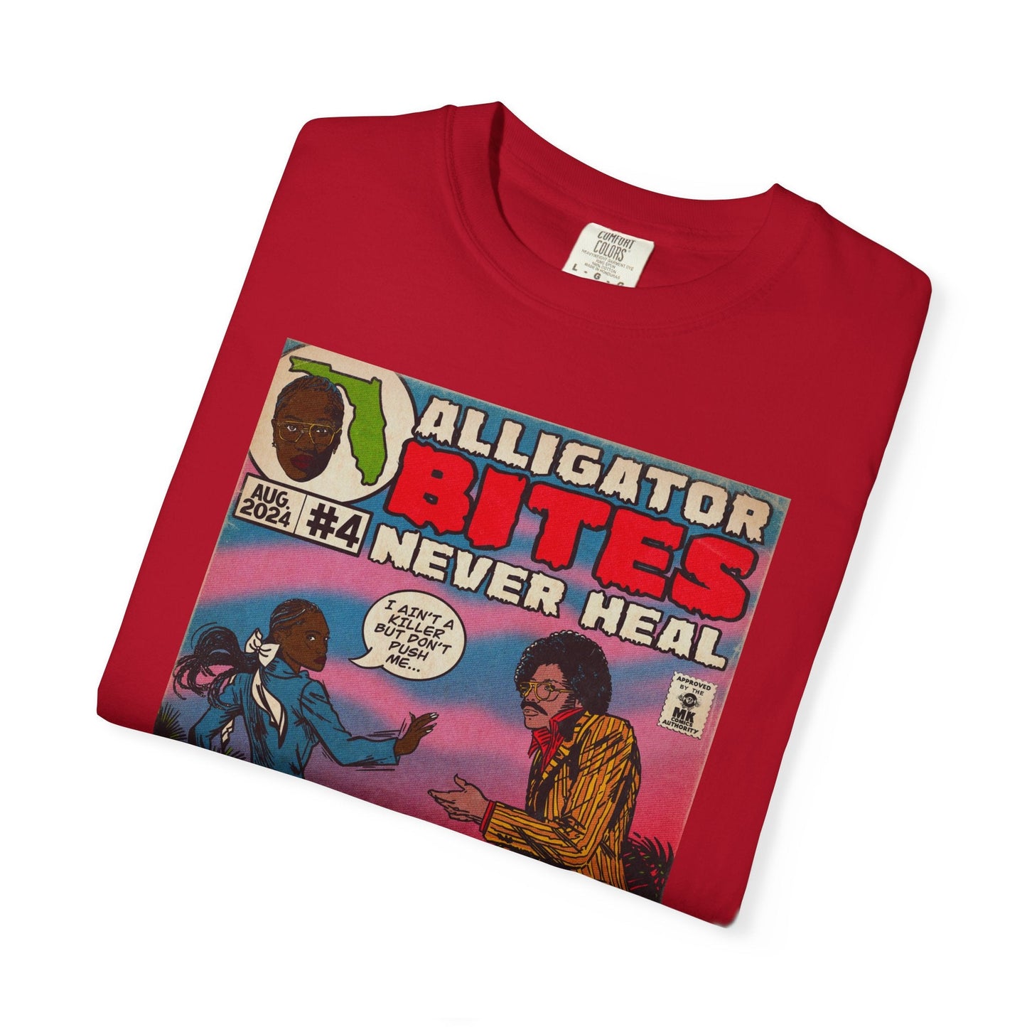 Denial is a River Alligator Bites Unisex Comfort Colors T-shirt
