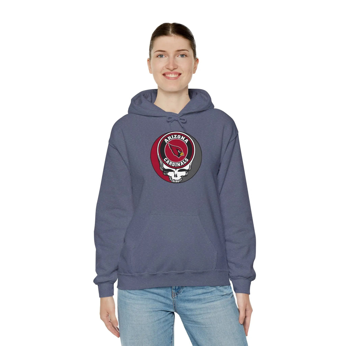 Arizona Cardinals Grateful Dead Unisex Hoodie The Gridiron Collection