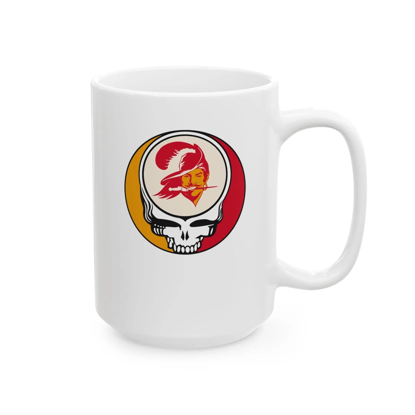 Tampa Bay Bucaneers Stealie Ceramic Coffee Mug 15oz NFL