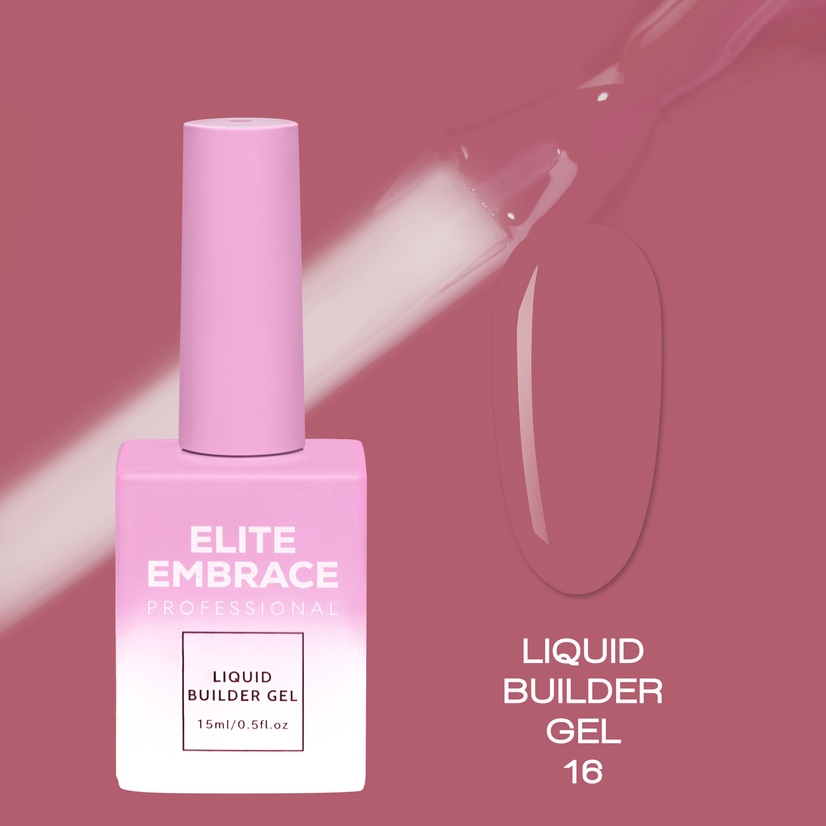 Liquid Builder Gel Hard Strengthening Nail Extension ELITE EMBRACE
