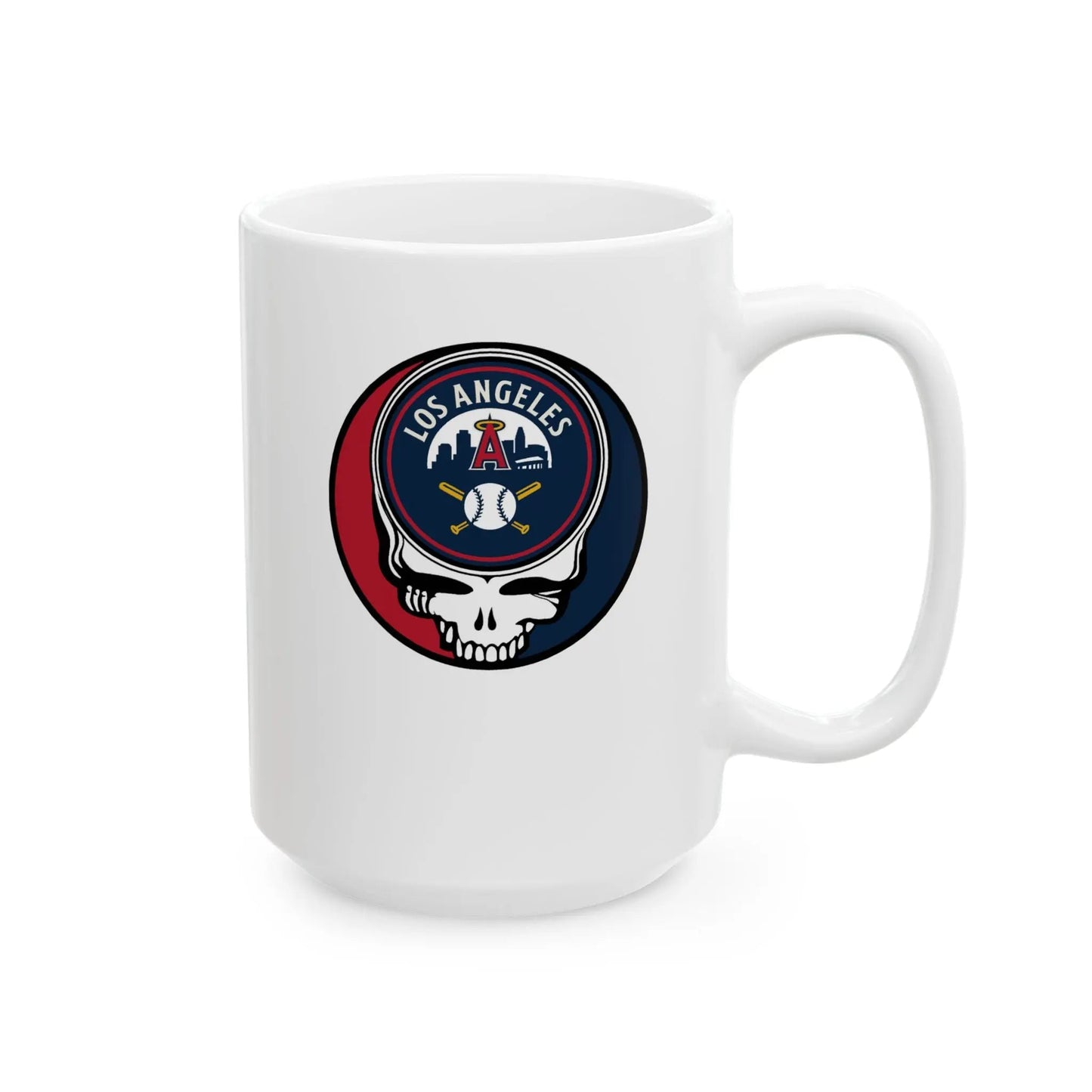 Los Angeles Baseball Edition Stealie Ceramic Mug 15 ounce The Ballpark Collection