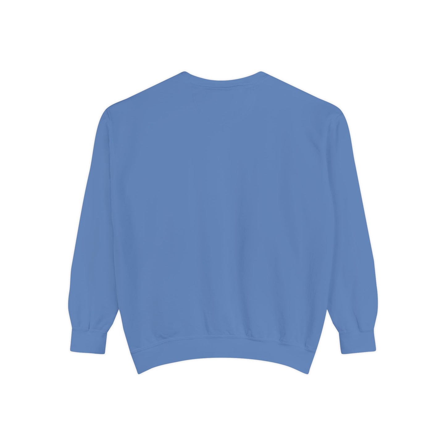 Unisex Garment-Dyed Sweatshirt - Chill Vibes with STRAWBERIFY Text