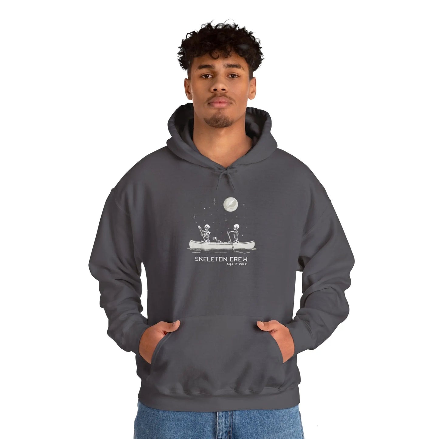 Life is dead Skeleton Crew Grateful Dead Unisex Hoodie