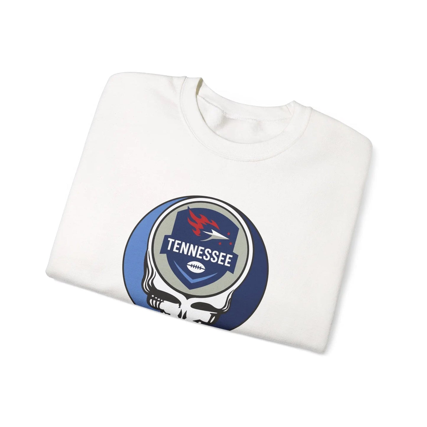 Tennessee Titans Grateful Dead Stealie Crewneck Sweatshirt NFL The Gridiron Collection