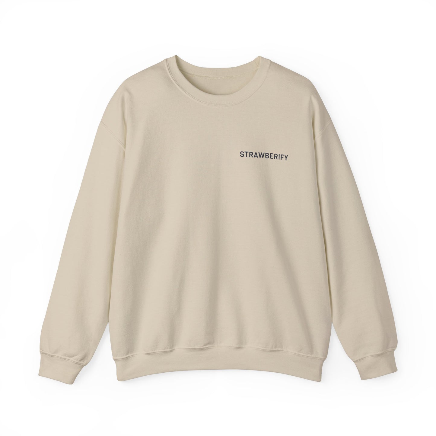 Cozy Unisex Crewneck Sweatshirt - 'STRAWBERIFY'