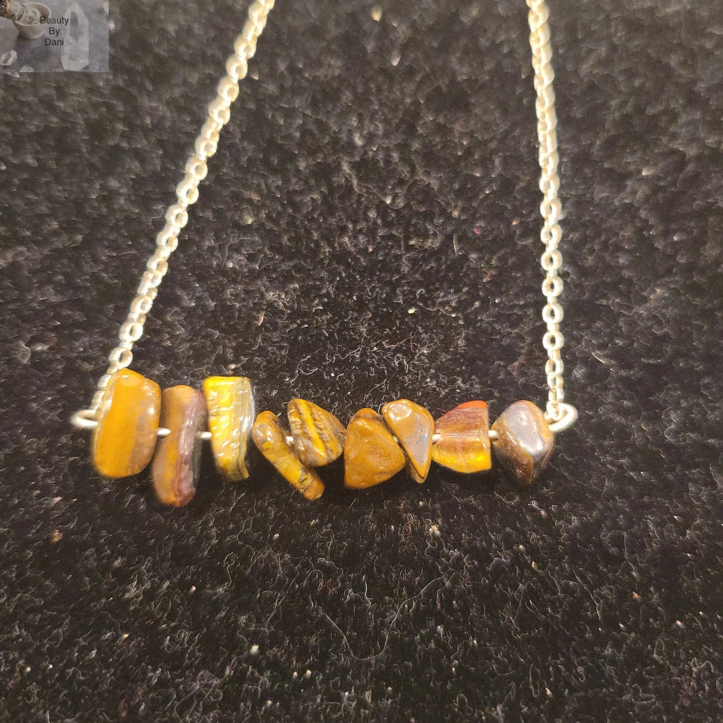 Tiger's Eye Genuine Stone Healing Necklace Beauty by Dani