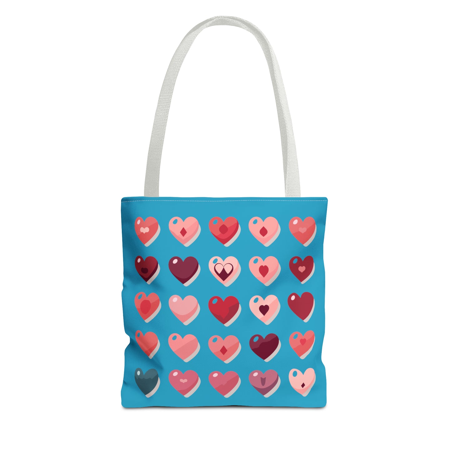 Valentine's Turquoise Tote Bag (AOP)