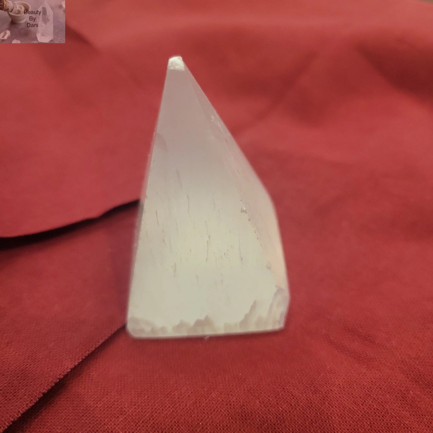 Small Selenite Pyramid Purification Positive Energy Crystal