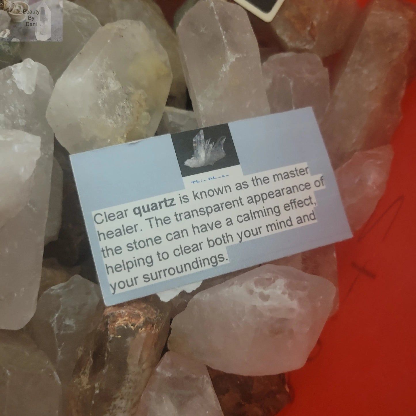 Raw Clear Quartz Jewelry Making Gemstone
