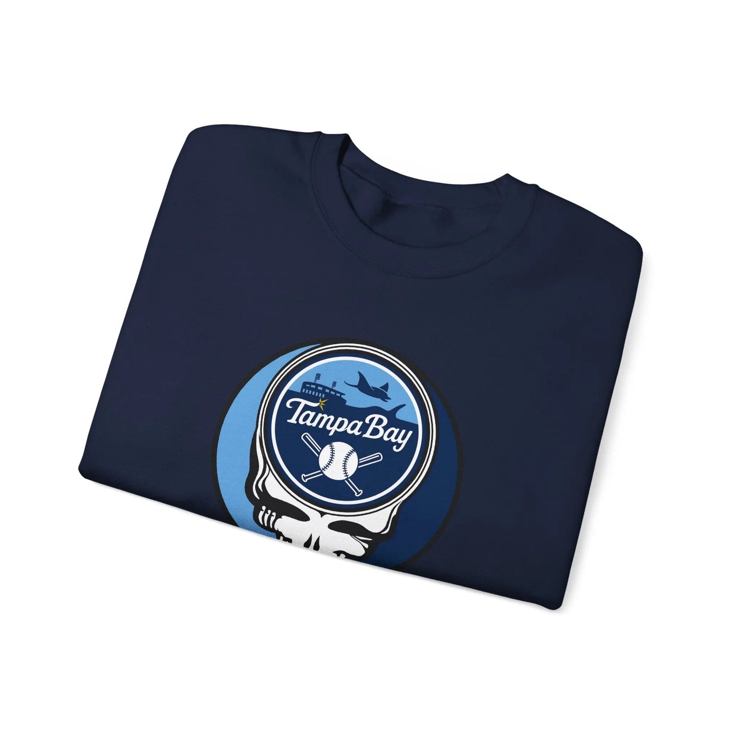 Grateful Dead Stealie Tampa Bay Baseball Edition Crewneck Sweatshirt