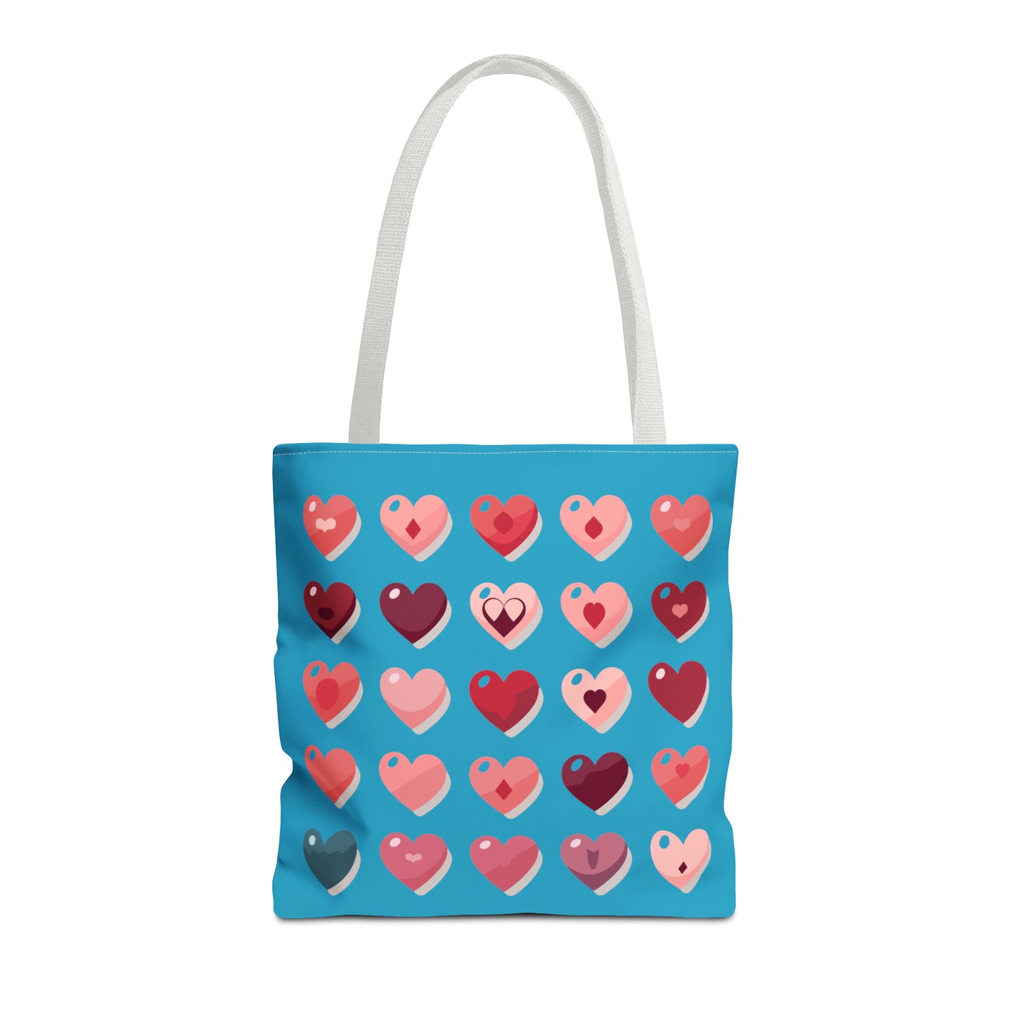 Valentine's Turquoise Tote Bag (AOP)
