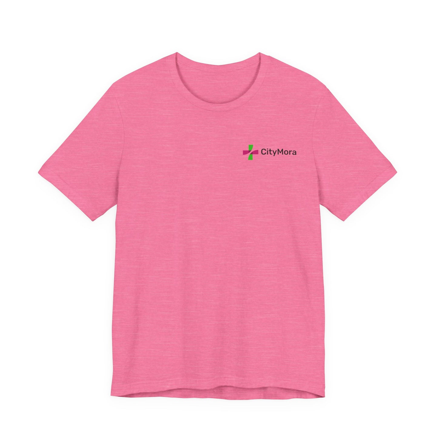 Casual Unisex Tee - 'CityMora' Motivational Short Sleeve Shirt
