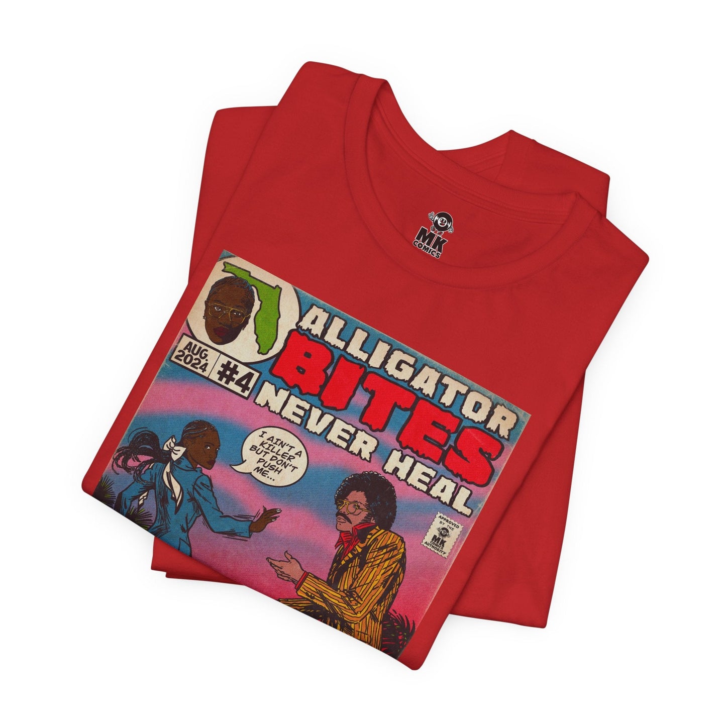 Denial is a River - Alligator Bites Unisex Jersey Short Sleeve Tee