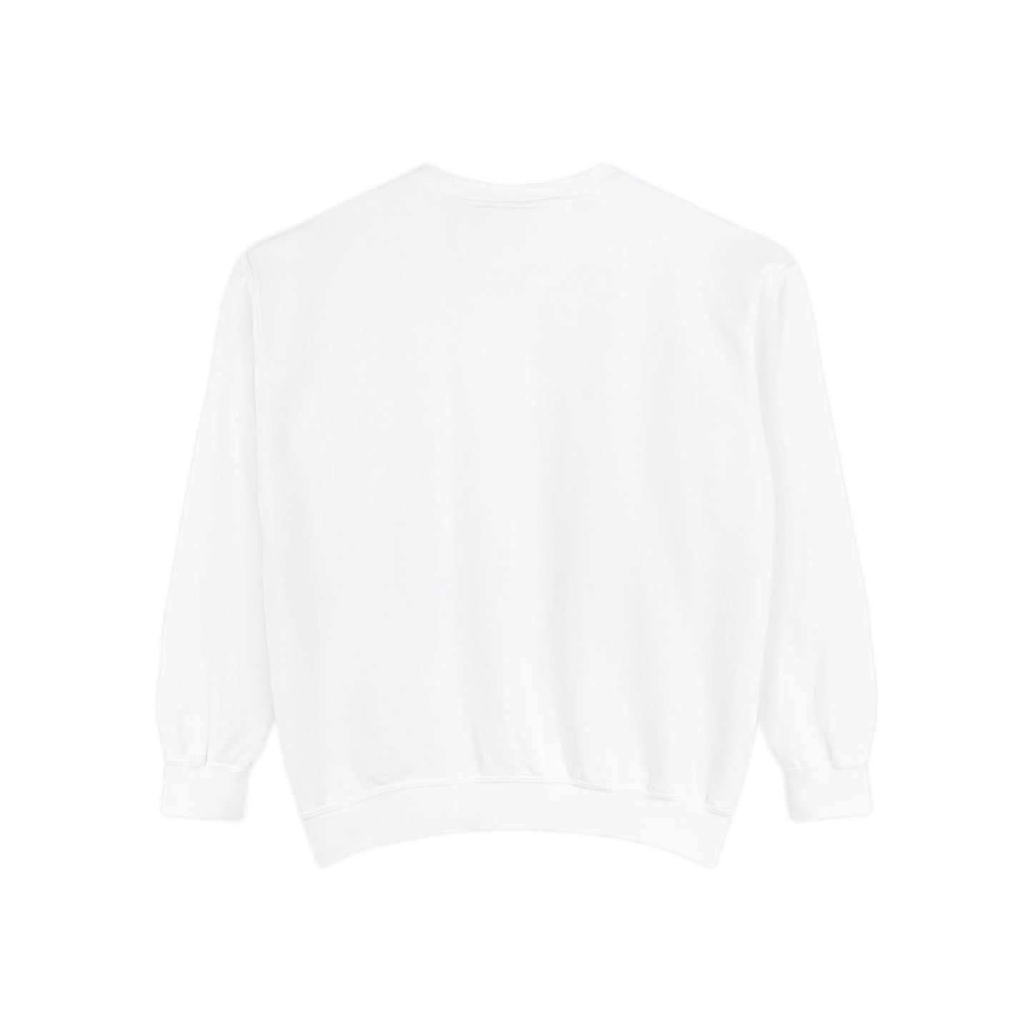 Unisex Garment-Dyed Sweatshirt - Chill Vibes with STRAWBERIFY Text