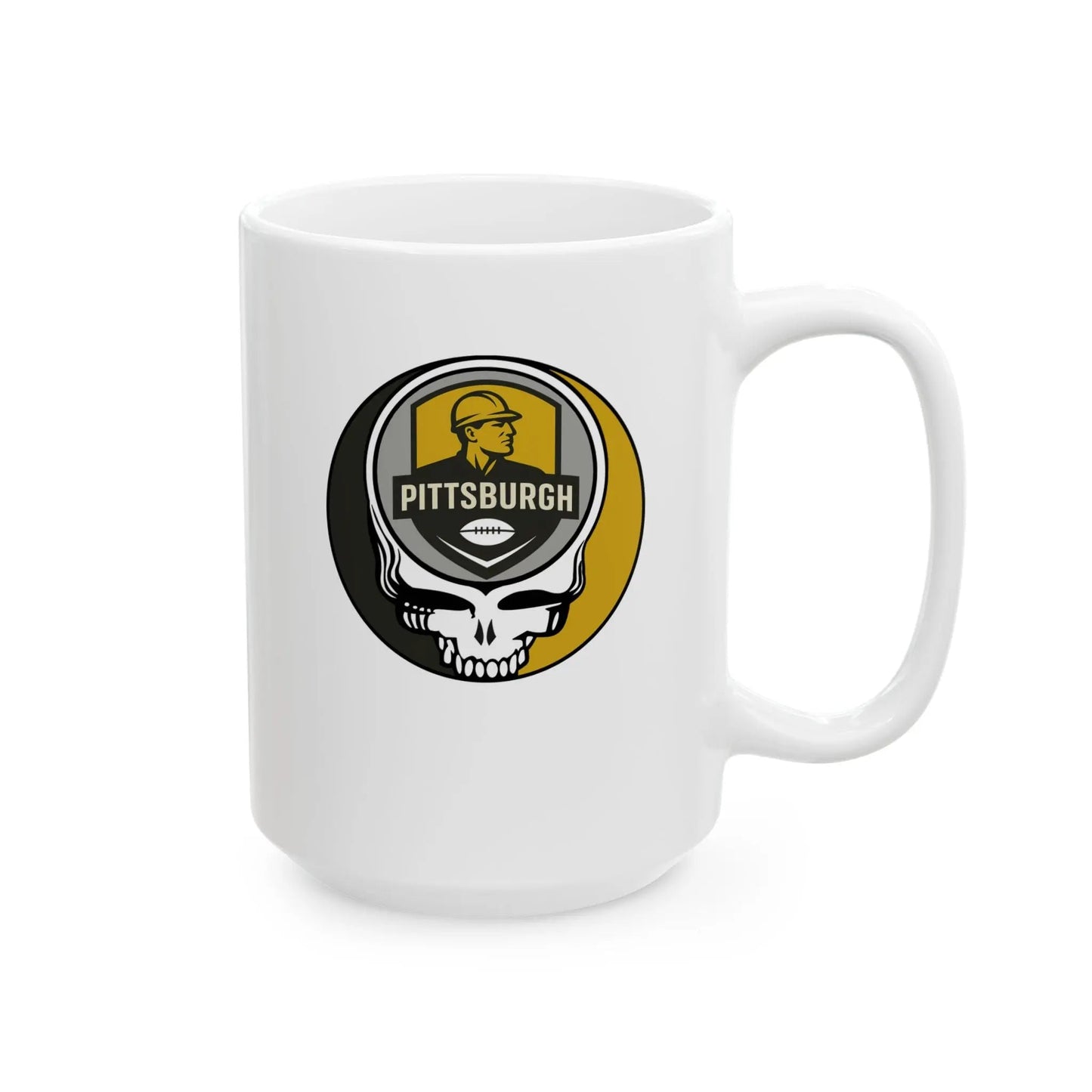 Gridiron Collection Stealie Ceramic Coffee Mug Pittsburgh Steelers