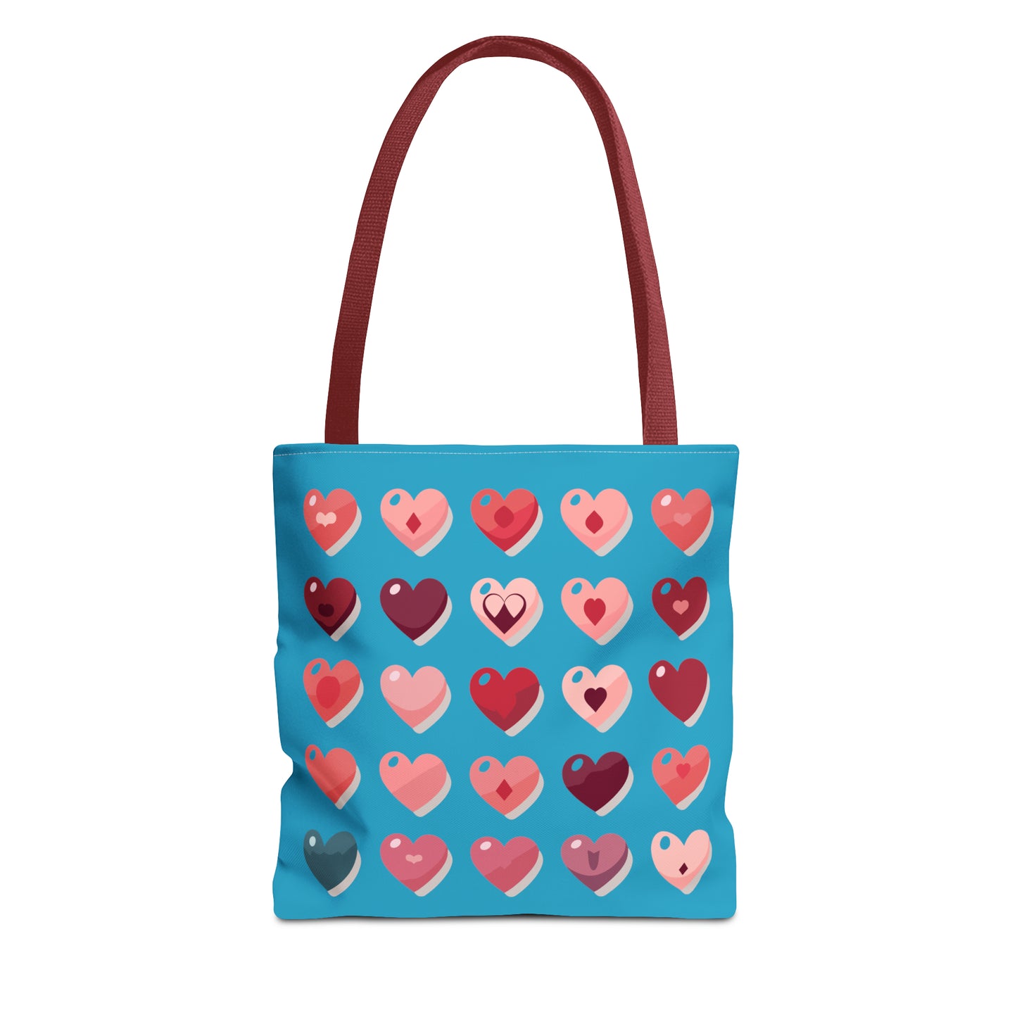 Valentine's Turquoise Tote Bag (AOP)